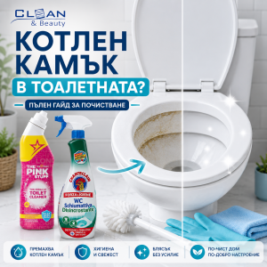 Как да почистим тоалетна чиния от котлен камък: пълен гайд